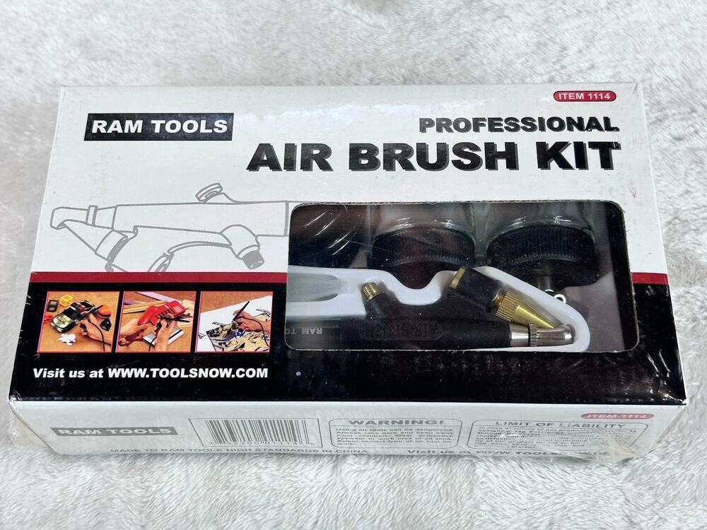RAM TOOLS Professional Air Brush Kit # 1114 Sealed